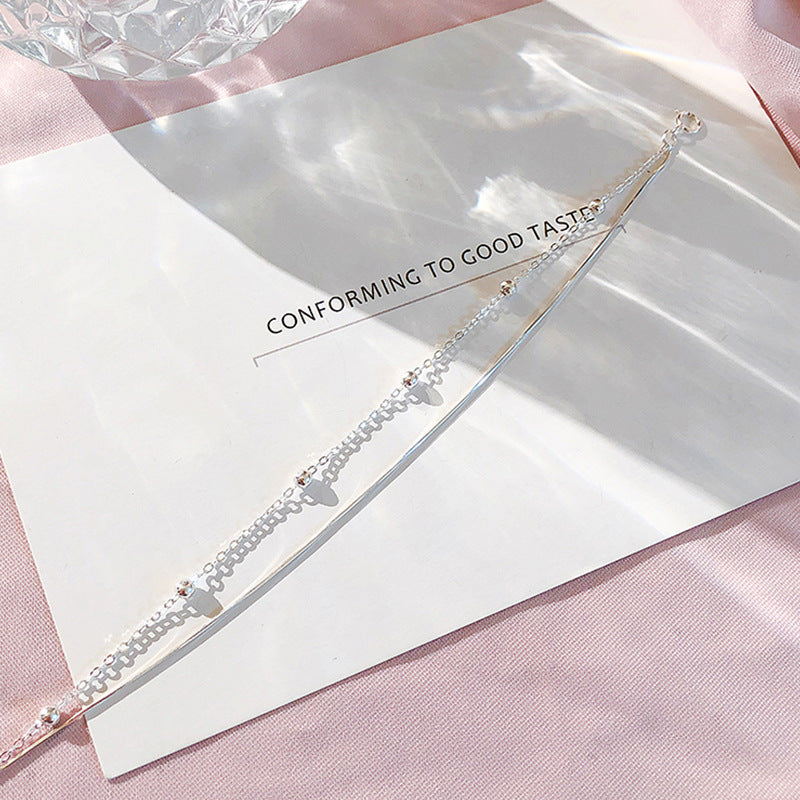 Round Bead Double Layer Bracelets for Women