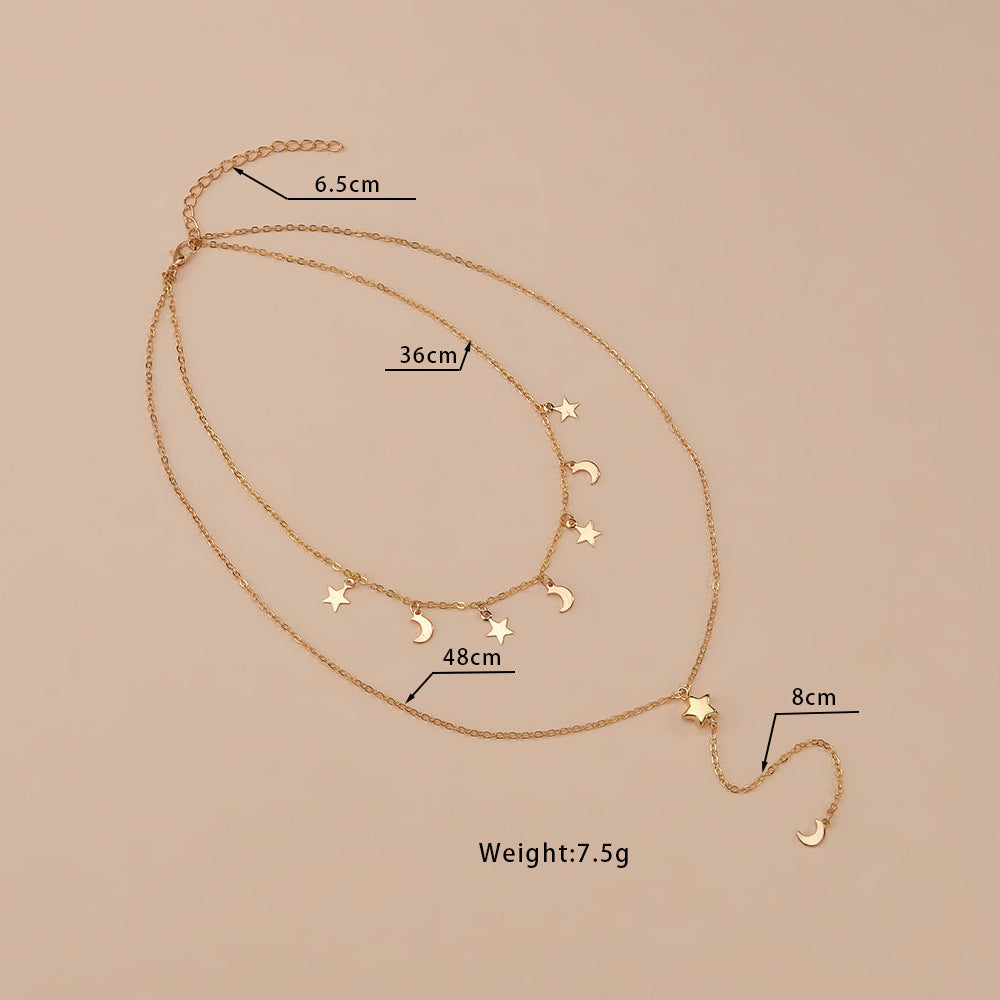 Chain Star Tassel Necklace