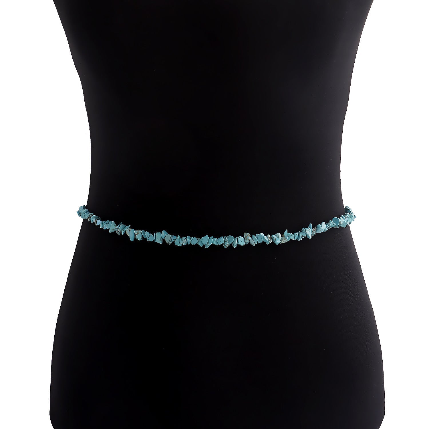 Bohemia Style Natural Stone Gravel Waist Chain
