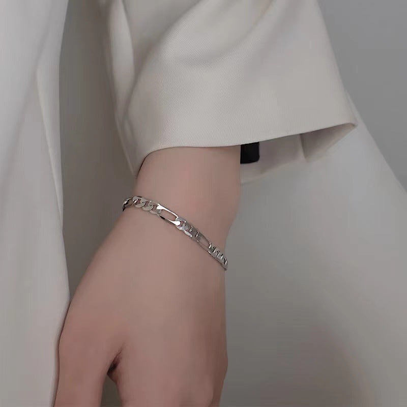 Cuban Curb Link Chain Gothic Bracelets