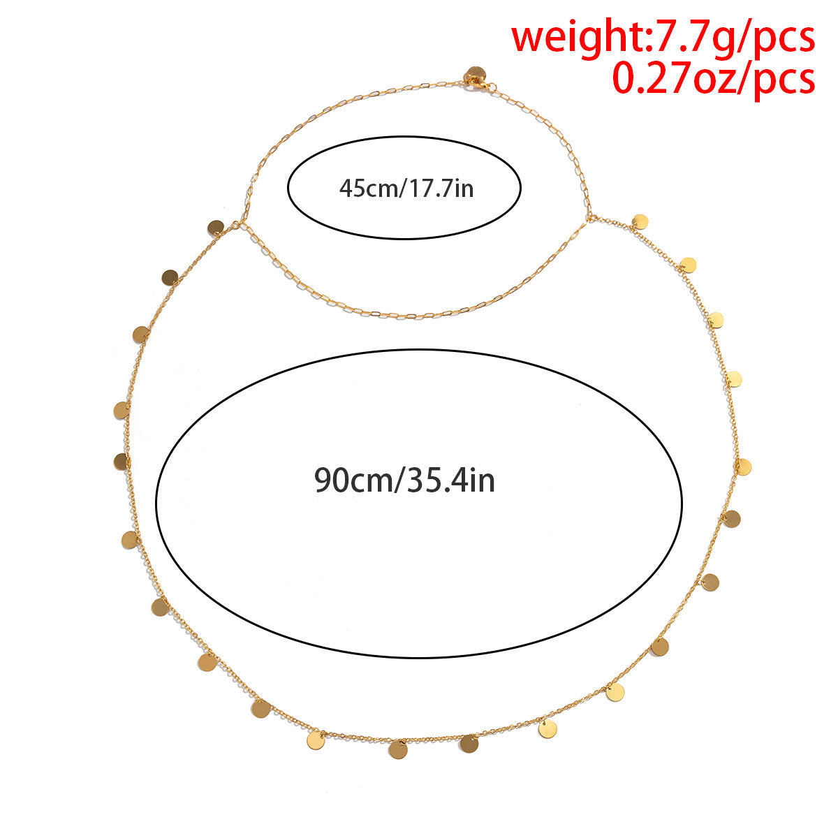 Women Simple Sexy Body Chain Back Chain Necklace