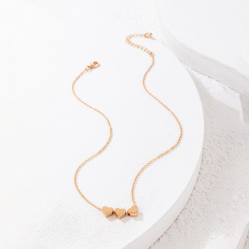 Custom Heart Pendant Necklace Womens