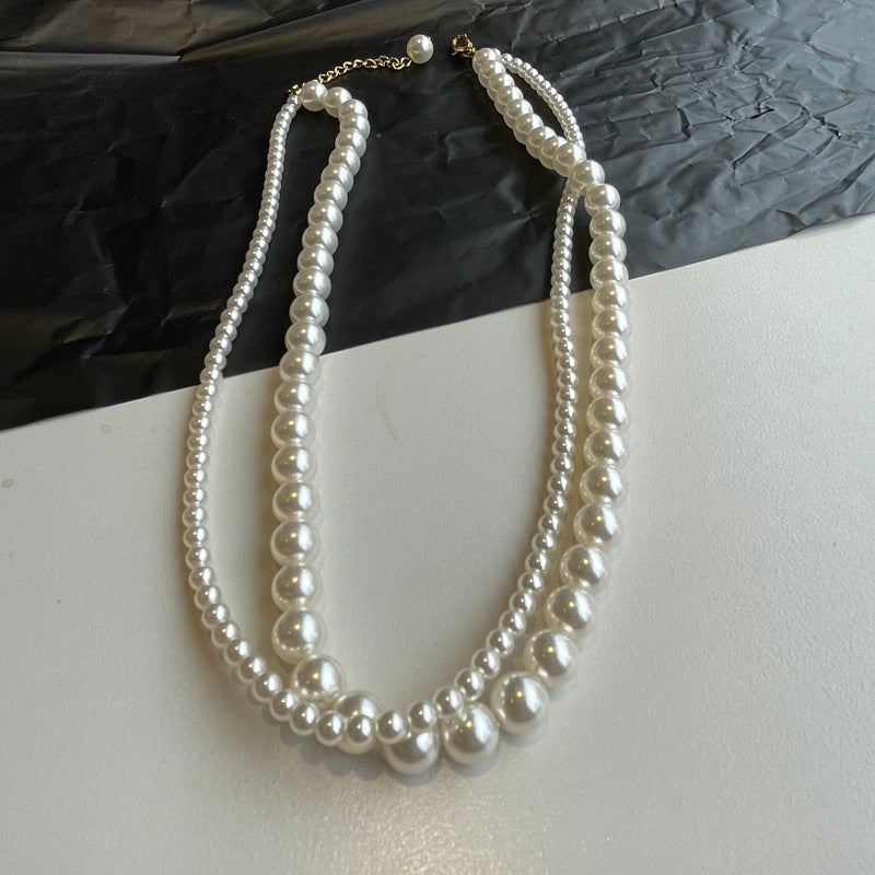 Imitation Pearl Beaded Necklace for Women