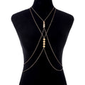 Sexy Women Round Sequin Body Chain