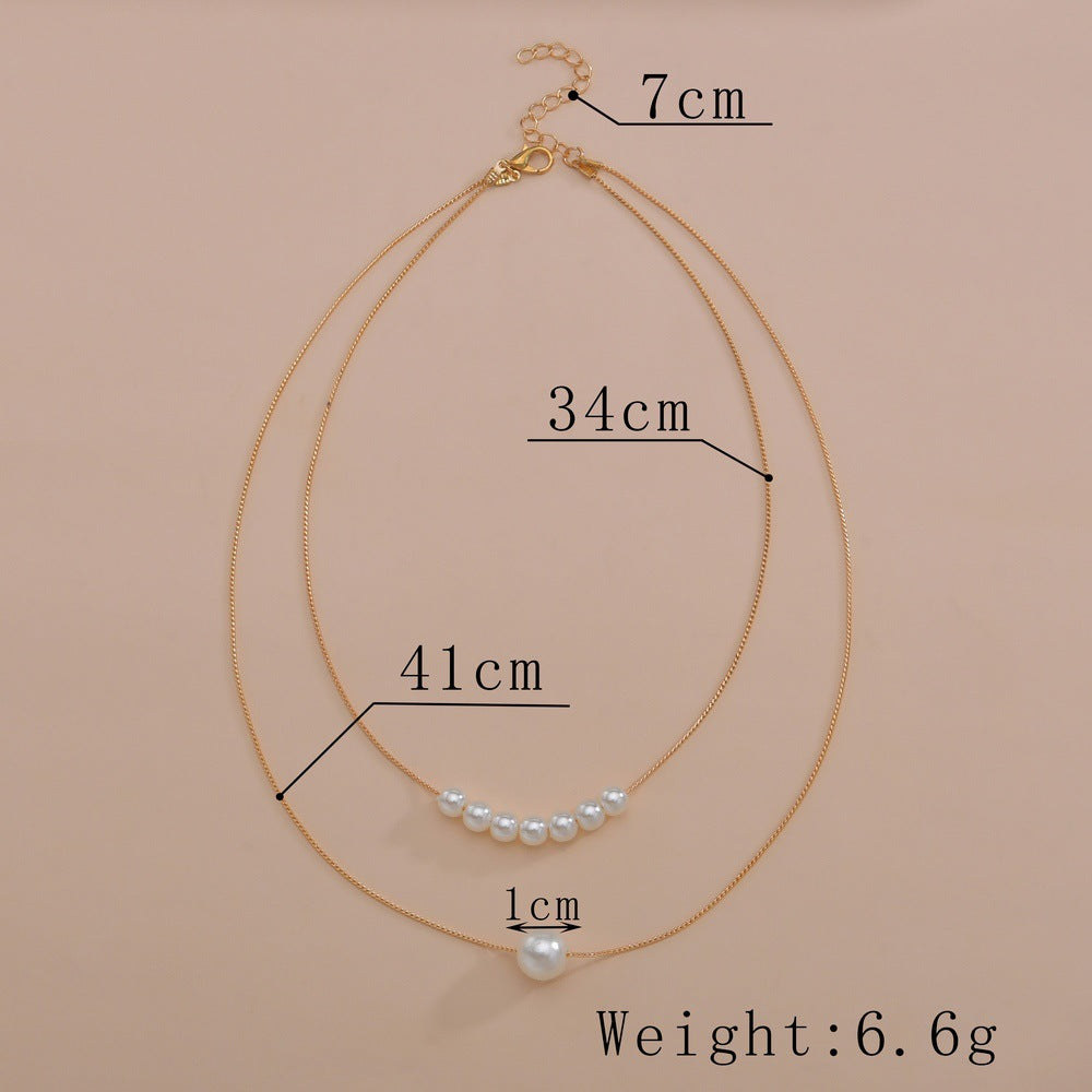 Multi Layers Pearl Necklace