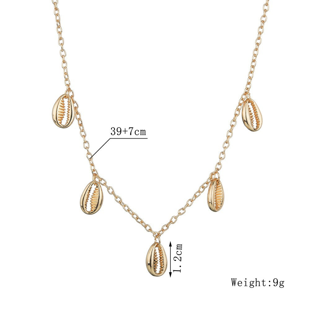 Conch Shape Shell Charm Necklace
