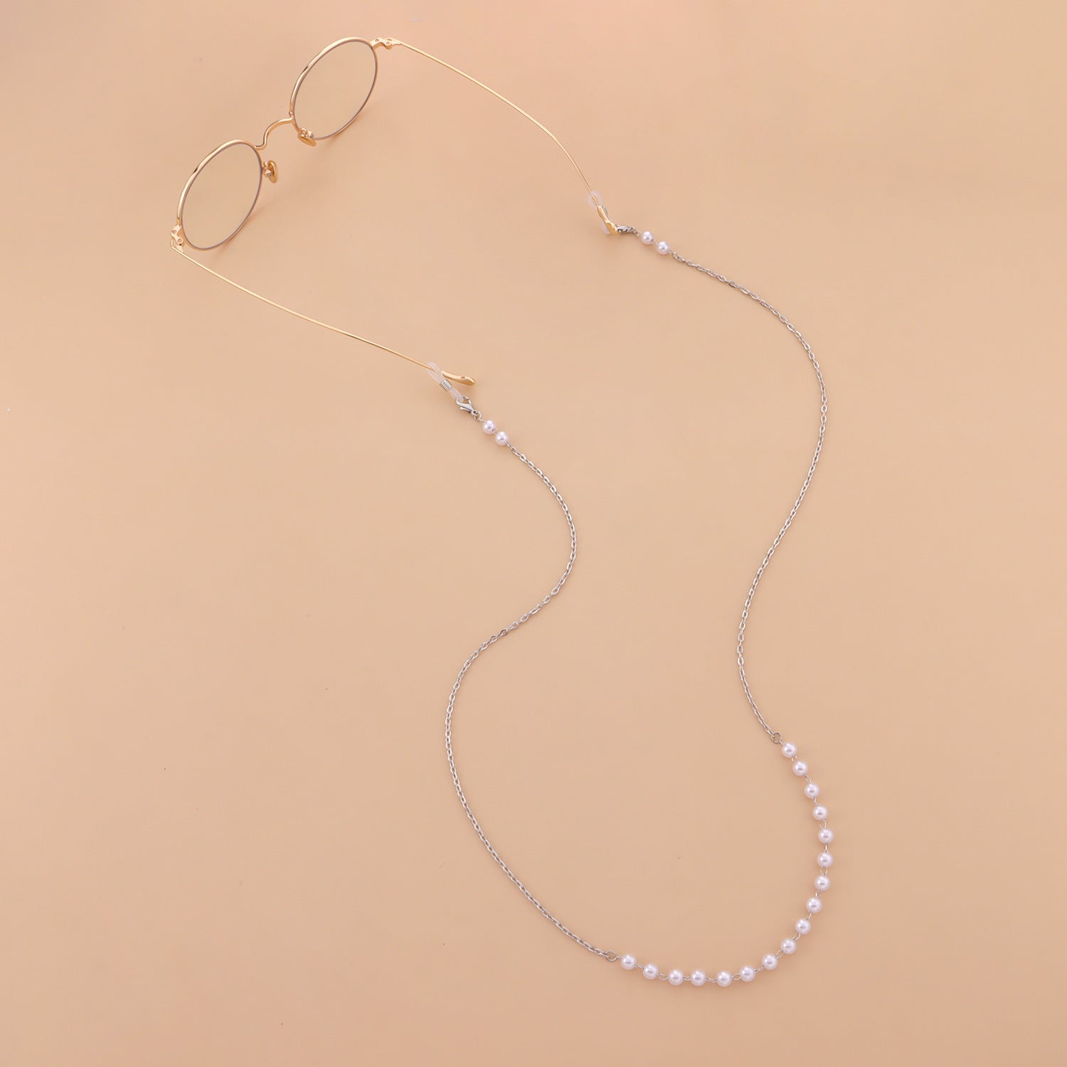 Eyeglass Chains Sunglasses Metal Pearl Glasses Chain