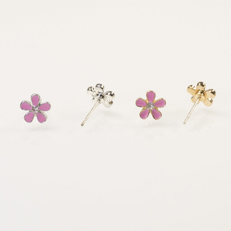 Flower Daisy Cartoon Earring Set