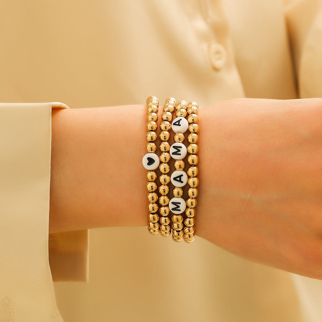 CCB Beaded Elastic Bracelet