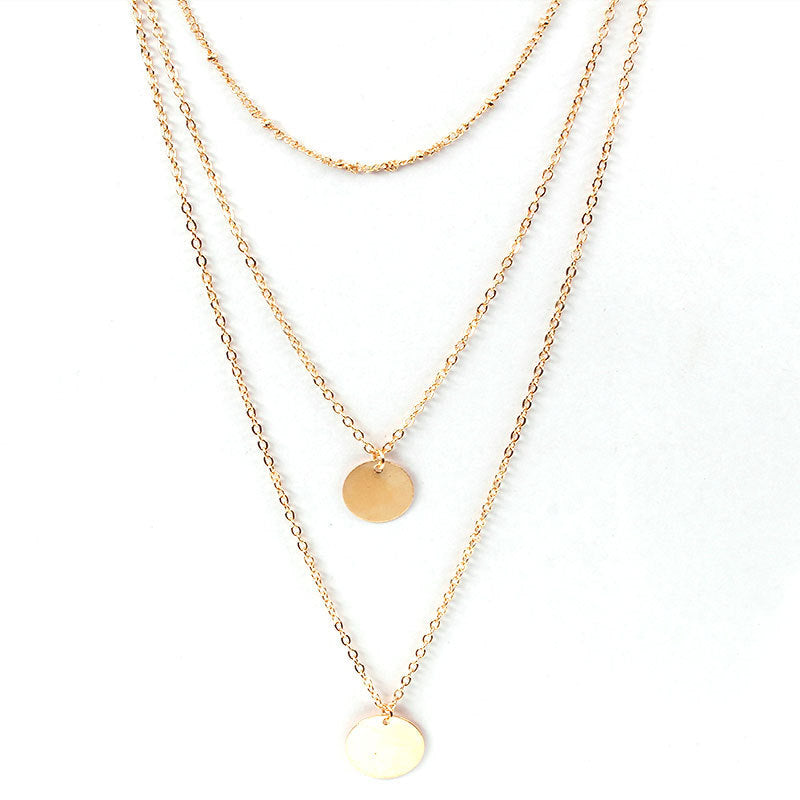 Multi Layered Necklace Pendant Necklace