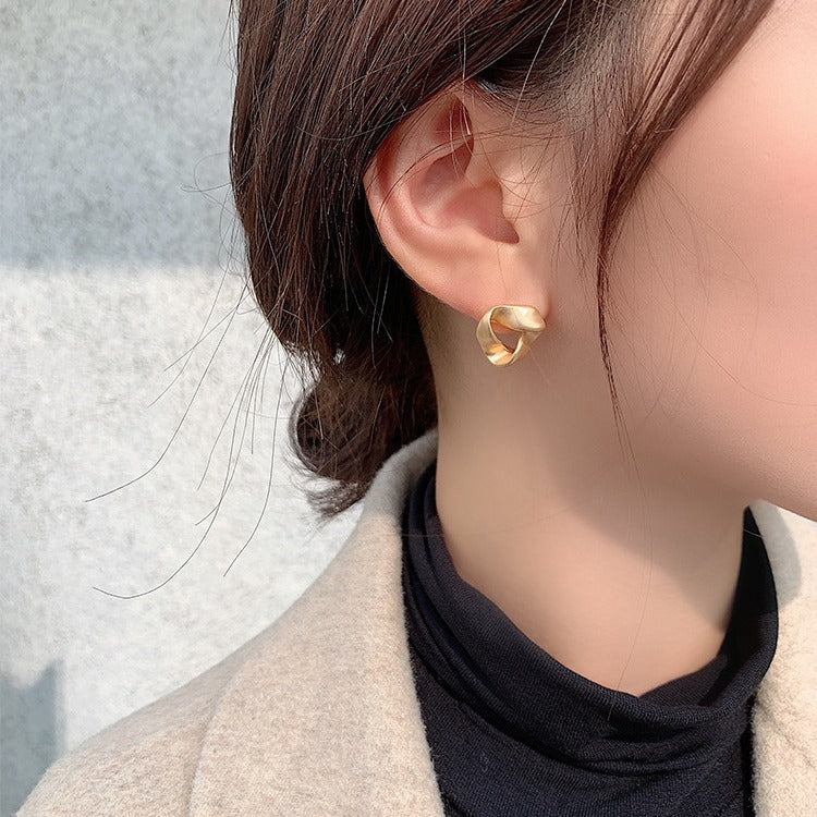 Geometrical Triangles Earrings