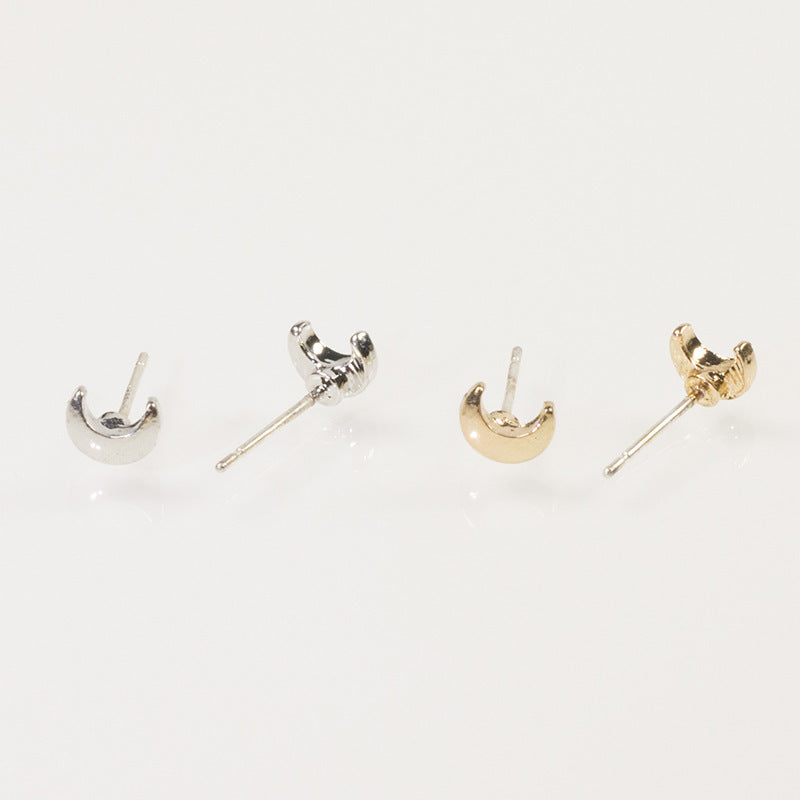 Star Moon Stud Earrings Set
