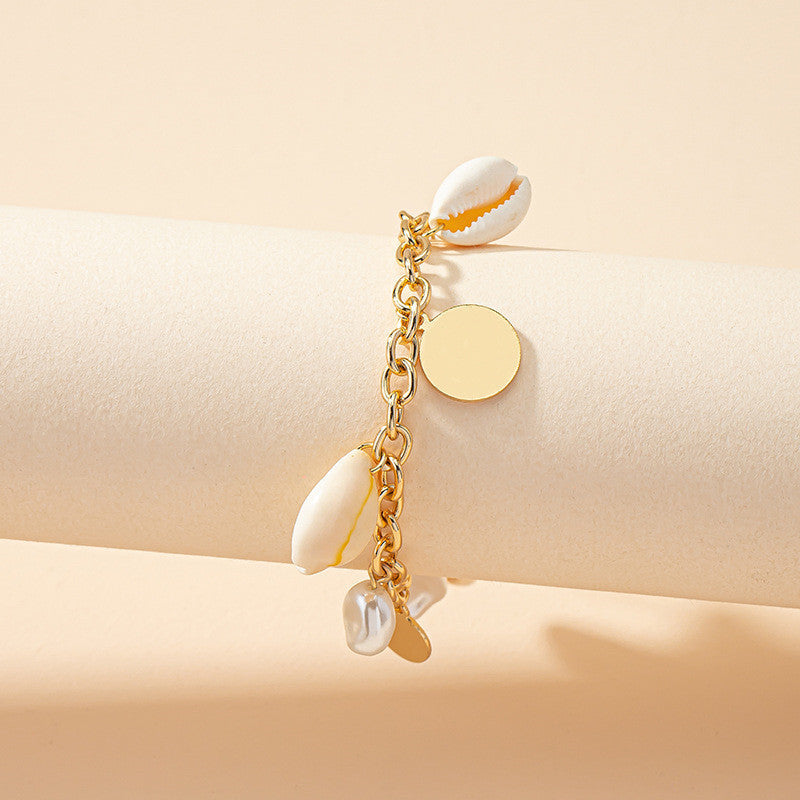 Natural Shell Irregular Pearl Bracelet