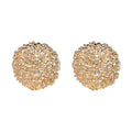 Big Geometric Round Earrings