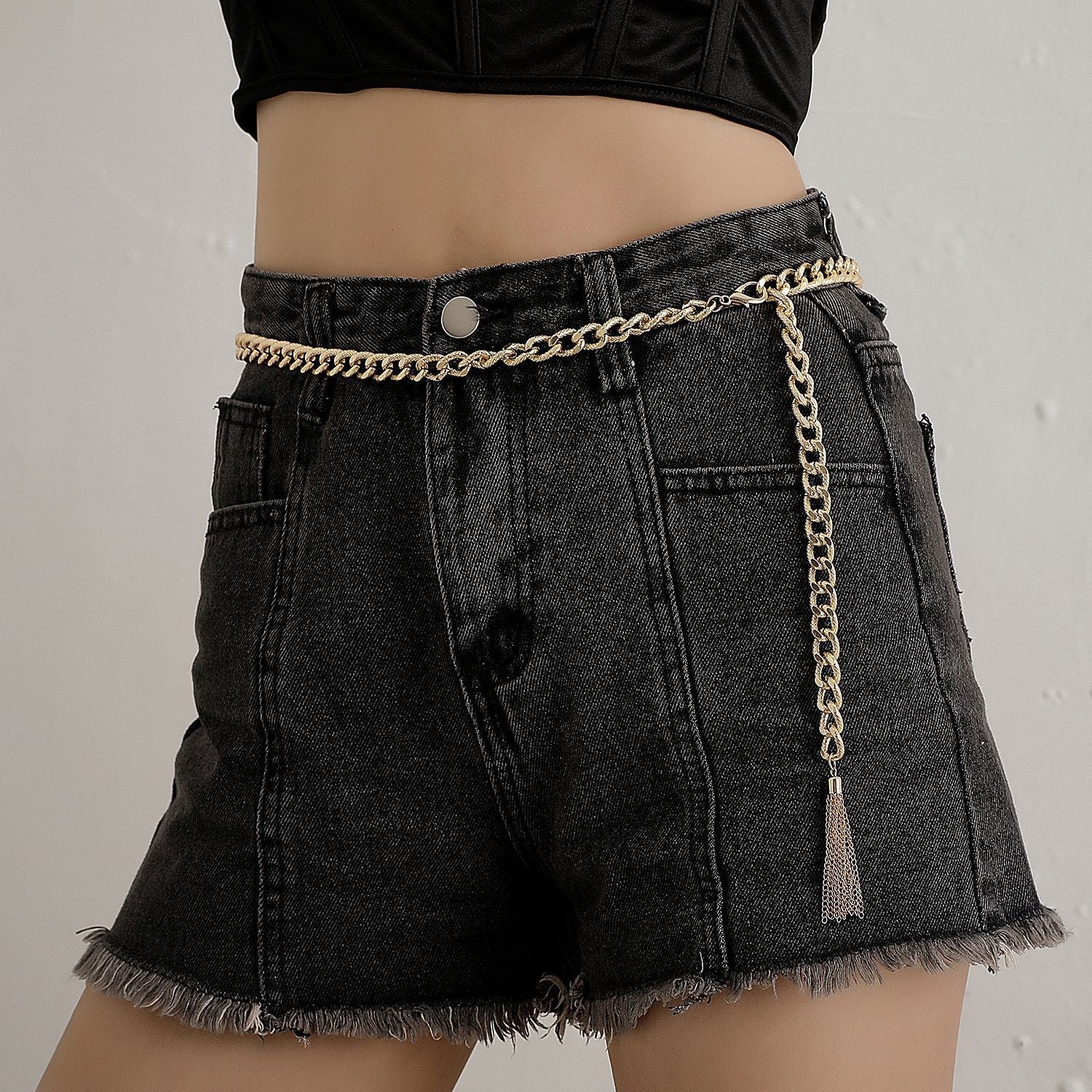 Multi Layered Tassel Fashion Chunky Waist Chain