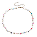 Bohemian Holiday Pearl Necklace Sweet Simple Pearl Star