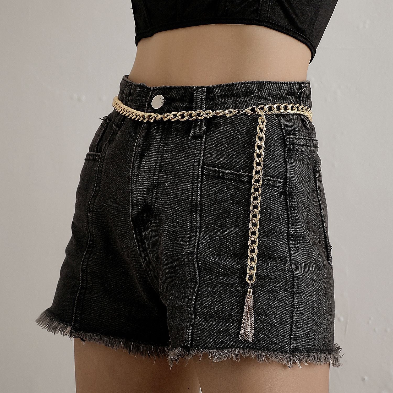 Multi Layered Tassel Fashion Chunky Waist Chain