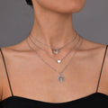 Multilayer Star Pendant Necklace for Women