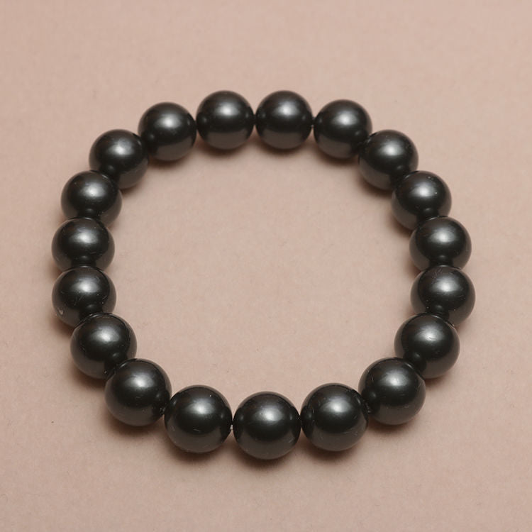 Elastic Beaded Shell Pearl Bracelet