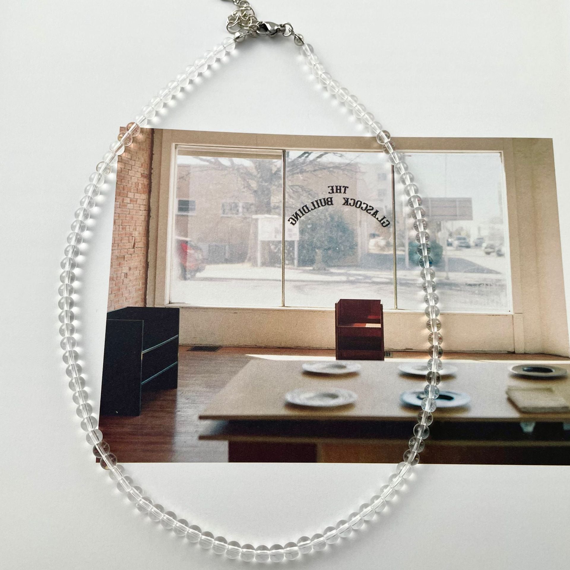Clear Beads Crystal Necklace