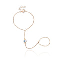 Enamel Evil Eye Charm Bracelet