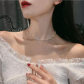 Plain Pearl Chain Necklace