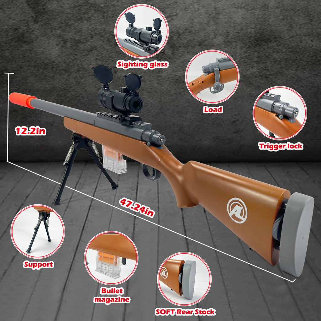 M24 Sniper Rifle Toy Brown