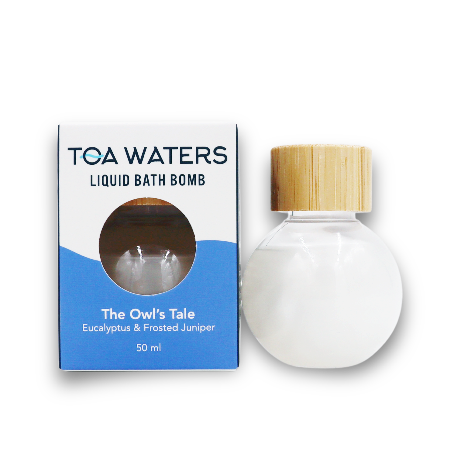 The Owl's Tale Liquid Bath Bomb - Eucalyptus, Vanilla, and Frosted Juniper