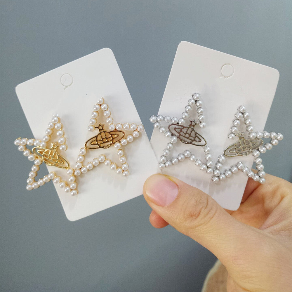 Star Pearl Earring