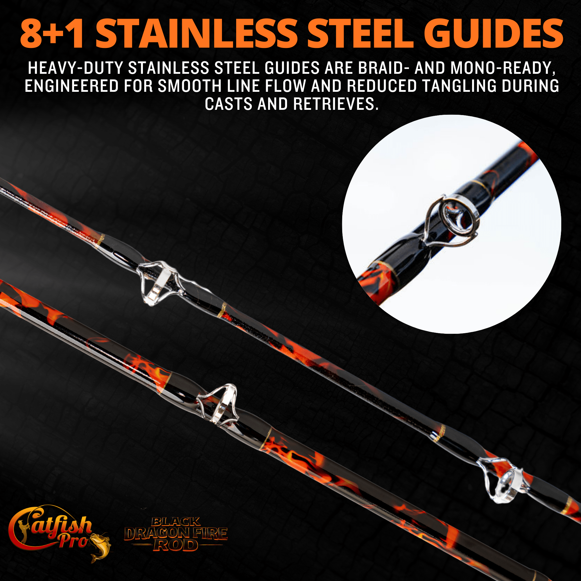 Black Dragon Fire Casting Rod