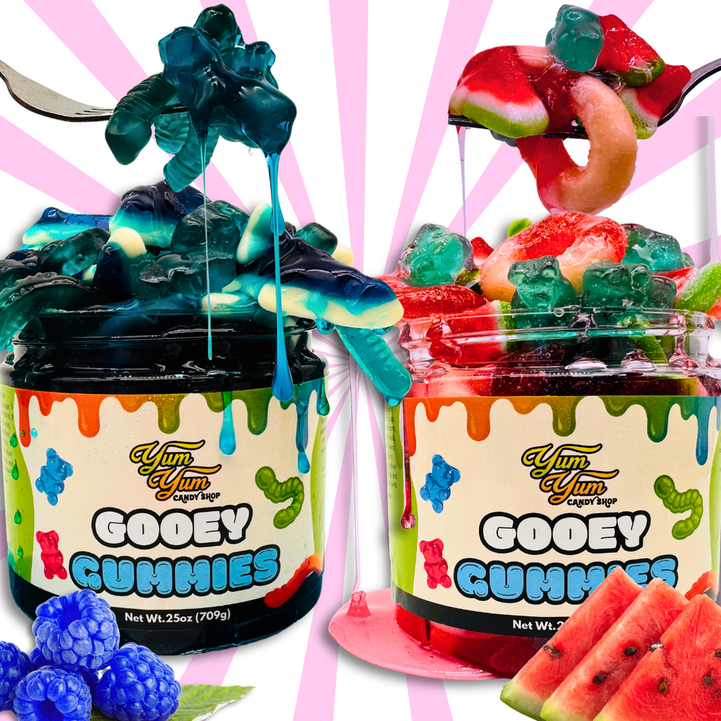 Sweet Gooey Gummies – Blue Raspberry & Watermelon in Sweet Ooze | Candy