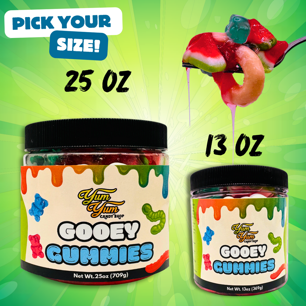 Sweet Gooey Gummies – Blue Raspberry & Watermelon in Sweet Ooze | Candy